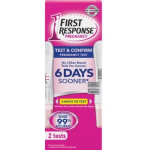 First Response Test And Confirm Pregnancy Test
