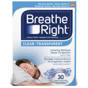 Breathe Right Nasal Strips Clear Large Size