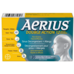 Aerius Dual Action 12 Hour Non-Drowsy Allergy + Sinus