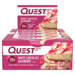 Quest Nutrition Protein Bar White Chocolate Raspberry Case