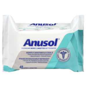 Anusol Cleansing & Soothing Flushable Wipes with Witch Hazel & Aloe