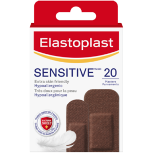 Elastoplast Adhesive Bandages for Sensitive Skin Dark