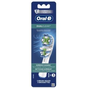 Oral-B Dual Clean Replacement Electric Toothbrush Head