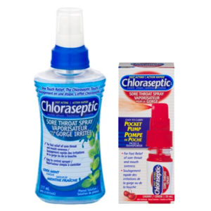 Chloraseptic Sore Throat Spray + Pocket Pump Bundle