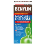 Benylin Extra Strength Mucus & Phlegm Plus Cold Relief Night Syrup