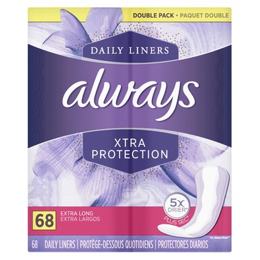 AlwaysXtra Protection Daily Liners Extra Long