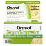 Gravol Natural Source Ginger Tablets