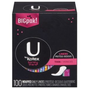 U by Kotex Barely There Panty Liners