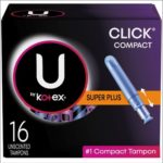 U by Kotex Click Compact Tampons Super Plus Absorbency