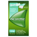 Nicorette Gum Nicotine Spearmint Flavour 4 mg