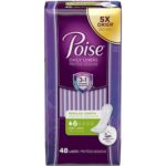 Poise Daily Incontinence Panty Liners Very Light Absorbency Regular Length