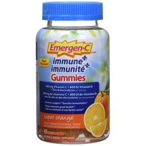 Emergen-C Immune Plus Gummies Super Orange