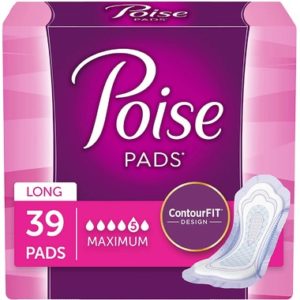 Poise Incontinence Pads Maximum Absorbency Long