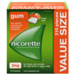 Nicorette Nicotine Gum Fresh Fruit 2mg