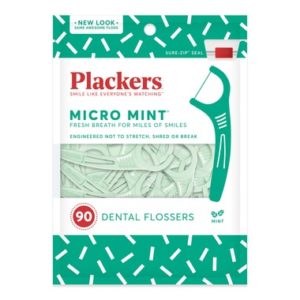 Plackers Micro Dental Flossers Mint