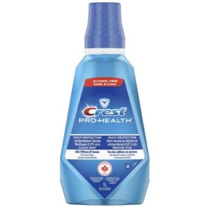 Crest Pro-Health Multi-Protection Alcohol Free Mouthwash Clean Mint