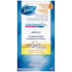 Secret Clinical Strength Invisible Solid Antiperspirant Stress Response