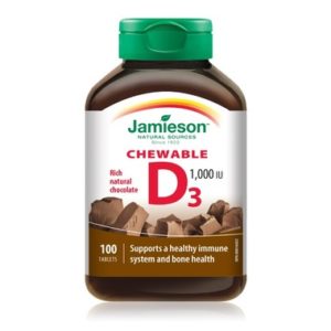 Jamieson Chewable Vitamin D3 1
