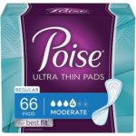 Poise Ultra Thin Incontinence Pads Moderate Absorbency Regular