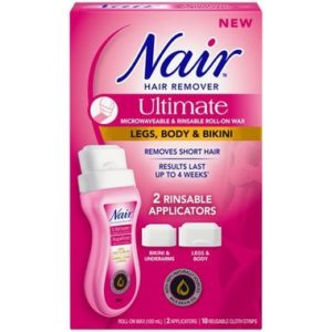 Nair Ultimate Roll-On Body Wax with 100% Naturally Sourced Rice Bran Oil