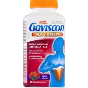 Gaviscon Max Relief Berry Tablets