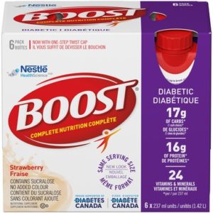 BOOST Diabetic Strawberry Nutritional Supplement Drink