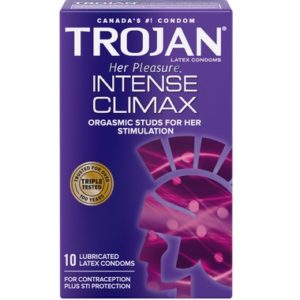 Trojan Her Pleasure Intense Climax Lubricated Latex Condoms