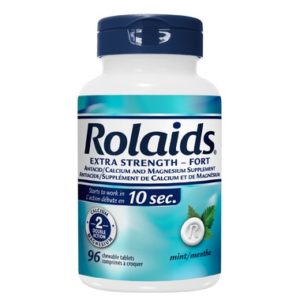 Rolaids Extra Strength Tablets Mint Bottle Mint