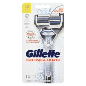 Gillette SkinGuard Men's Razor Handle + 2 Blade Refills