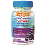 Emergen-C Immune+ Vitamin C & Mineral Supplement Gummies Elderberry