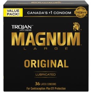 Trojan Magnum Large Size Lubricated Latex Condoms