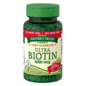 Nature's Truth Fast Dissolve Ultra Biotin 5000mcg