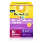 Renew Life Kids Throat Defense Probiotic Orange Burst Flavour