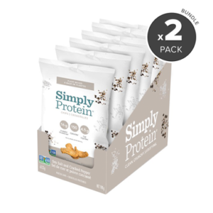 Simply Protein Chips Sea Salt and Cracked Pepper Case Bundle