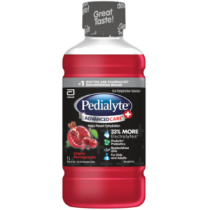 Pedialyte AdvancedCare Plus Electrolyte Rehydration Solution Pomegranate