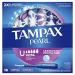 Tampax Pearl Tampons Ultra Absorbency with LeakGuard Braid