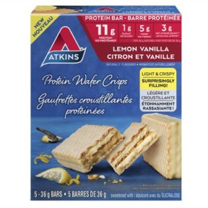 Atkins Protein Wafer Crisps Lemon Vanilla 5-Pack