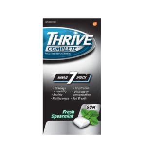 Thrive 4mg Nicotine Replacement Gum Fresh Spearmint