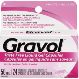 Gravol Taste Free Liquid Gel Capsules