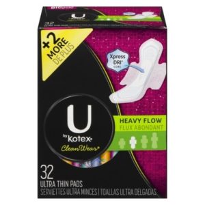 U by Kotex Cleanwear Ultra Thin Pads