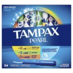 Tampax Pearl Unscented Tampons Triple Pack Heavy