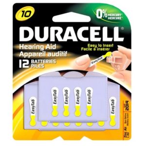 Duracell Hearing Aid Batteries Size 10