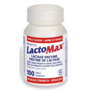 LactoMax Lactase Enzyme Regular Strength Vanilla Flavour