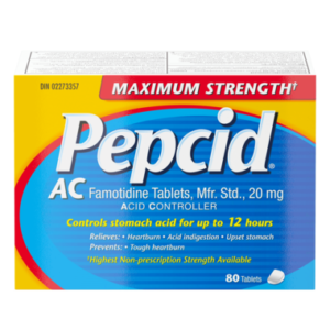 Pepcid AC Maximum Strength Tablets Acid Reducer for Heartburn