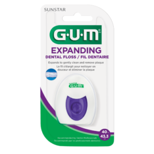 GUM Expanding Waxed Dental String Floss