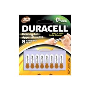 Duracell Hearing Aid Battery Size 312