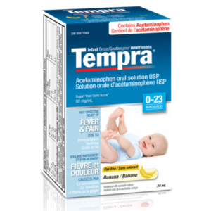 Tempra Fever & Pain Relief Infant Drops Banana (0-23 months)