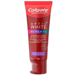 Colgate Optic White Renewal Enamel Strength Teeth Whitening Toothpaste