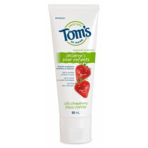 Tom's Of Maine Silly Strawberry Fluoride Toothpaste