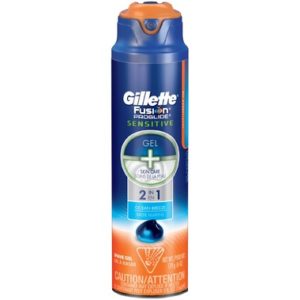 Gillette Fusion ProGlide Sensitive 2-in-1 Shave Gel in Ocean Breeze